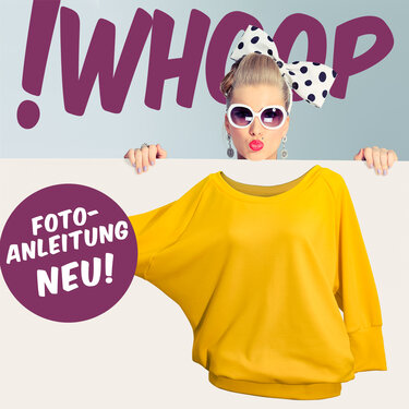 !WHOOP NO 91 Pulli SCHNITTMUSTER,NÄHANLEITUNG GR. 32-46 - Nähen