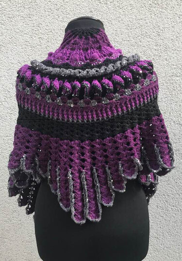 The “Midnight Angel” Shawl - Crochet