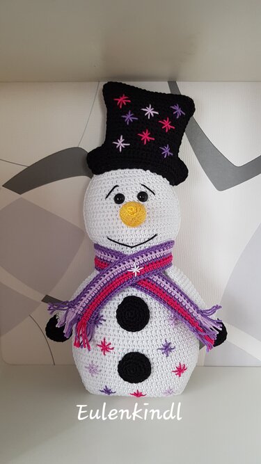 Häkelanleitung Schneemann "Fritz"