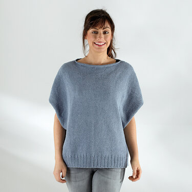 Strickanleitung Ponchopullover "Melazzo" 757264 - Stricken