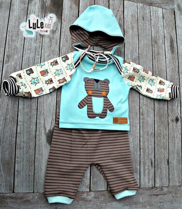 eBook Babyset - Shirt/Pullover, Hose und Mütze ab Größe 50 bis 98 - Nähen