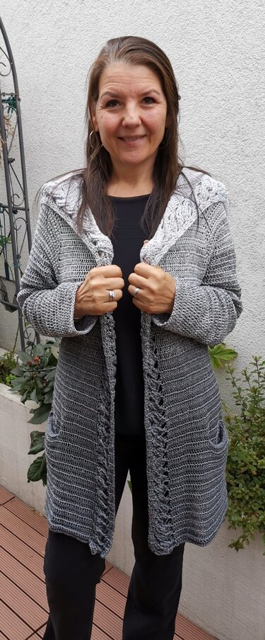 Häkeljacke "Noblesse" - RVO für alle Größen - Häkeln