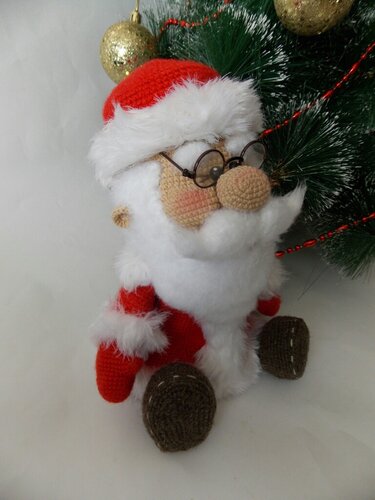 Weihnachtsmann, Häkelanleitung