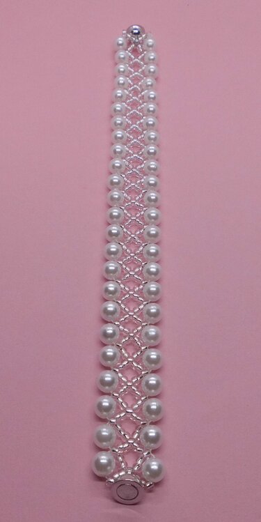 Perlen Choker-Collier Armband Fußkette - elegant und so einfach - Basteln