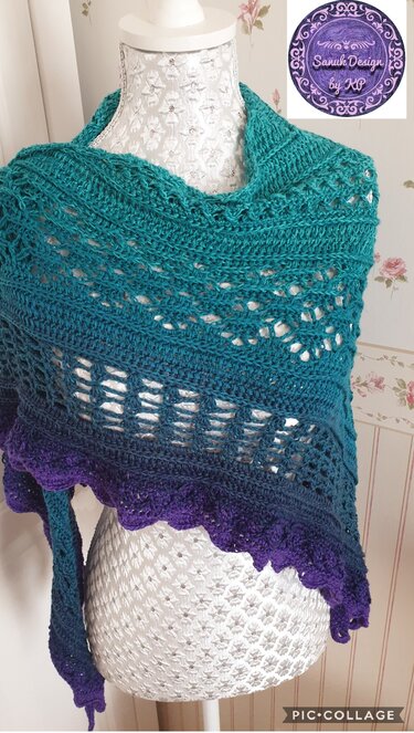 Häkelanleitung Lonid Dreiecktuch