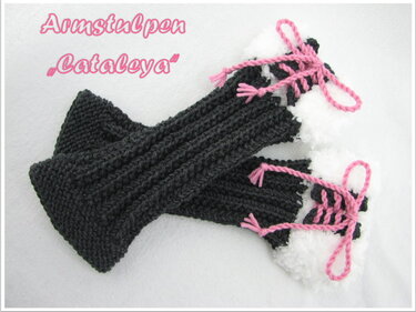 Strickanleitung Armstulpen "Cataleya"