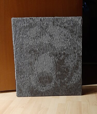 Schatten/ Illusionsstrickbild "Grizzly"
