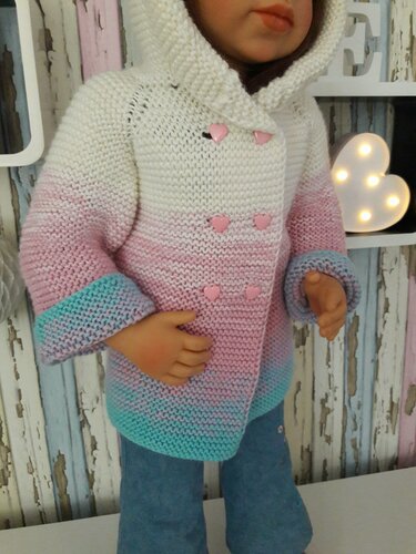 Cardigan "Lotta" für Kinder von 9 Monaten bis 6 Jahren - Stricken