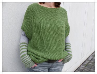 Pullunder mit Stulpen, Strickanleitung Größe S - XL