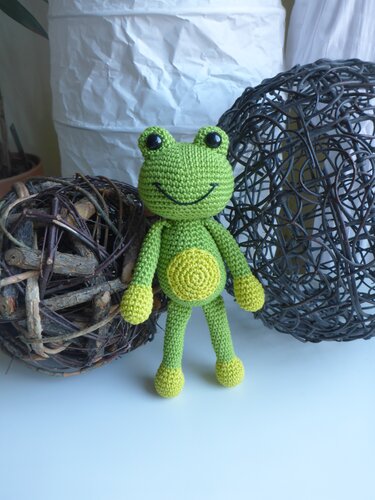 Häkelanleitung Fridolin Frosch