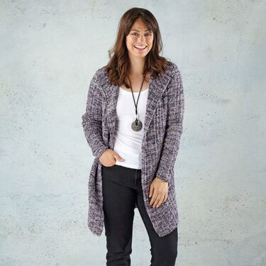 Strickanleitung Damenjacke "Feinstrumpf Color" 760012