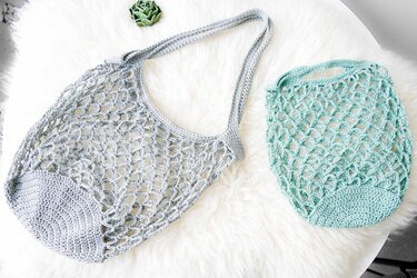 Einkaufsnetze in 2 Größen - Häkeln