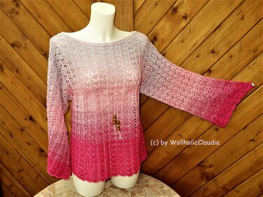 Häkelanleitung Pullover - Langarm Tunika