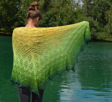 Anleitung Lace-Tuch "Kalissa" - Stricken