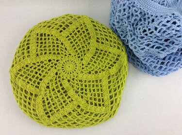 Häkelanleitung Einkaufsnetz "Henriette" in 3 Größen + Gemüsebeutel