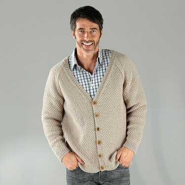 Strickanleitung Herrenjacke "Sporty" 758054 - Stricken