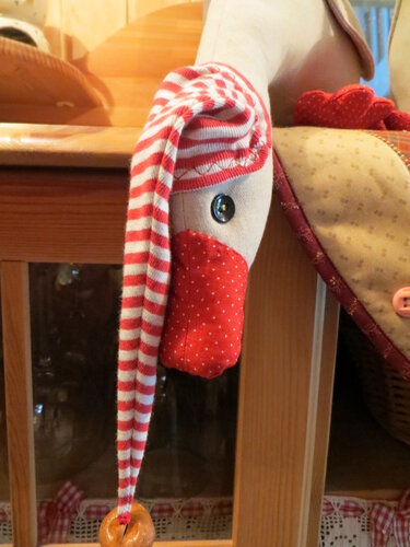 "Trudi und Tilda, die Weihnachtsgänse" ca. 30 cm - Nähen