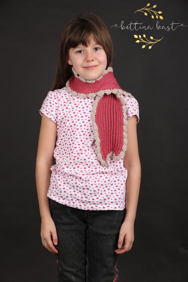 Pattern Barbelo Boho-Scarf for yarn leftovers - Knitting