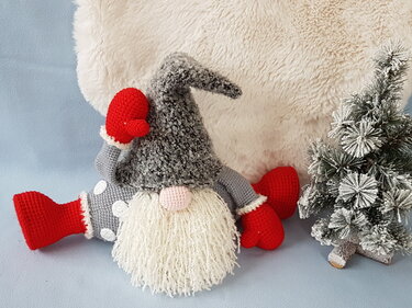 Wolly der Weihnachts - Wichtel - Häkeln