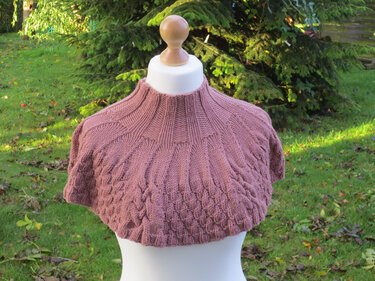 Strickanleitung Zopf-Schulterwärmer mit Handstulpen