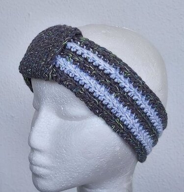 Häkelanleitung "Junction" für ein Stirnband, unisex, individuell für alle Größen anpassbar, mit Größentabelle - Bild 3