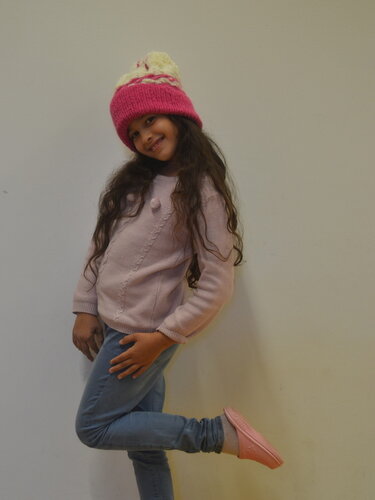 Mütze * Strickanleitung * Bommel * alle Größen