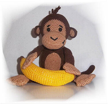 E-Book - Häkelanleitung Amigurumi Äffchen Linus