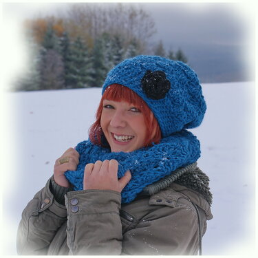 E-Book, Häkelanleitung Set Amelia: Beanie, Loop und Blüte - Bild 5