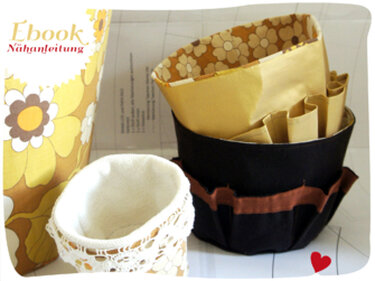 Nähanleitung Utensilo: 4 Modelle in 4 Größen