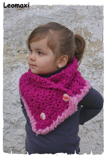 E-book, Häkelanleitung Schal MARLINA zum Knöpfen - Bild 4