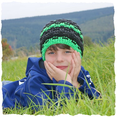 E-book / Häkelanleitung - Set Elias - Mütze und Loop - Bild 6