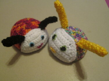 Fantasiekäfer 8 cm Durchmesser - Häkeln