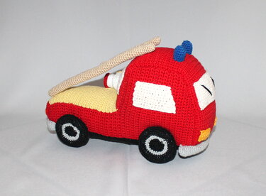 E-Book / Anleitung zum Häkeln - Feuerwehr Auto / Truck