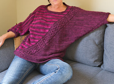Oversize-Pullover "Ivy" - Stricken