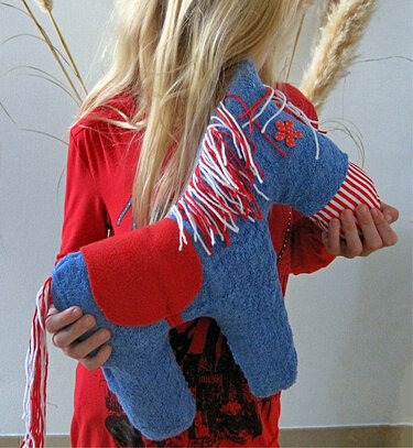 Pferdchen Kuscheltier - Schnittmuster für 2 Größen - Nähen