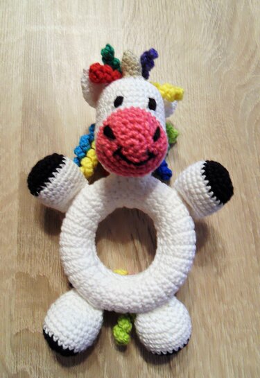 Einhorn oder Pferde Raschel - Häkeln