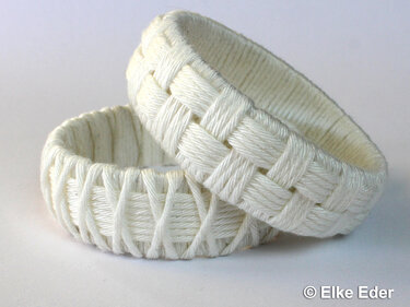 Crafting Instructions for Wrapped Bracelets „Criss and Across“ - Crafts