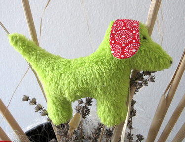 Stickdatei Hund ITH für den Rahmen 13 cm x 18 cm - Sticken