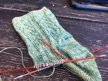 Bermuda Dreieck - Stricken