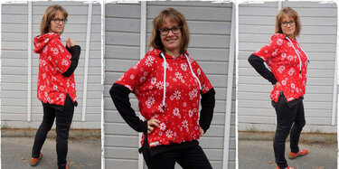 E-Book Hoodie Surita Gr. XS-XXL - Nähen