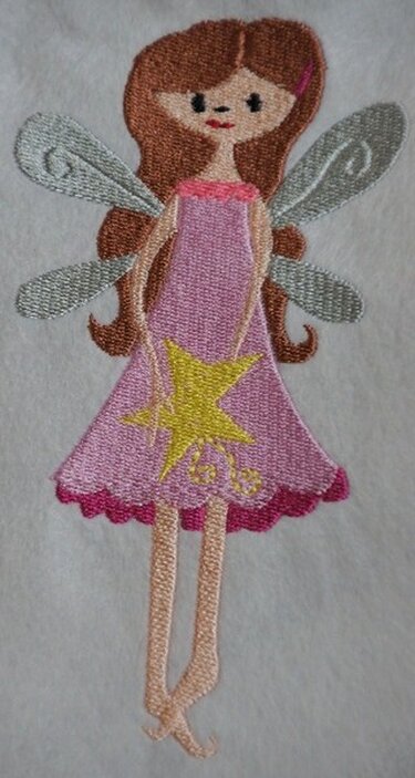 Stickdatei "SternenElfe“ in zwei Größen - Sticken