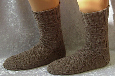 Sockenmuster Der Weg des Stromes - Stricken