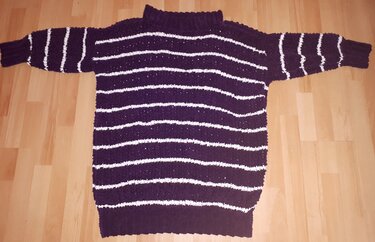 Damenpullover im Streifenmuster (Gr. 40-44) - Bild 3