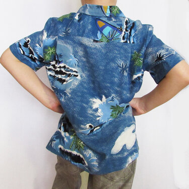 Shirt for boys and girls. Long and short sleeves. Sizes: 1-8 to fit children 1 to 8 years old. - Sewing