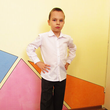Shirt for boys and girls to fit 1 to 8 years. - Sewing