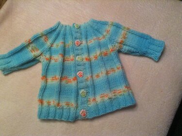 Strickanleitung Jacke und Mütze Gr. 68/74