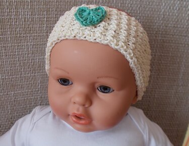 Stirnband für Babys und Kleinkinder aus Wollresten – Strickanleitung - Bild 3
