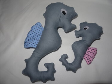 Stickdatei Seepferdchen ITH - Sticken