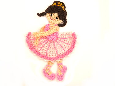 Ballerina 1 crochet pattern