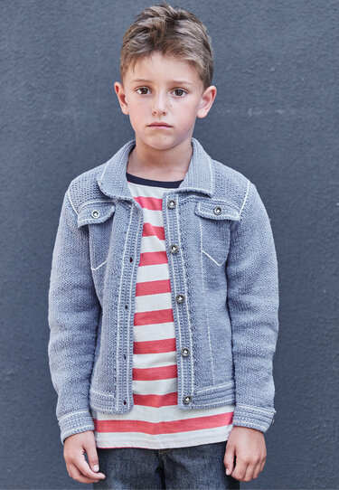 Strickanleitung Kinderjacke Samu - Bild 2